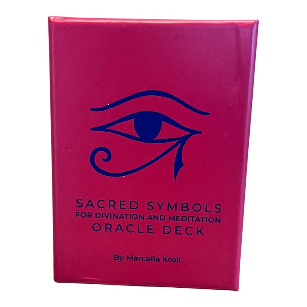 Sacred Symbols Oracle Deck Marcella Kroll 50 Cards Guidebook Sterling Ethos 2022